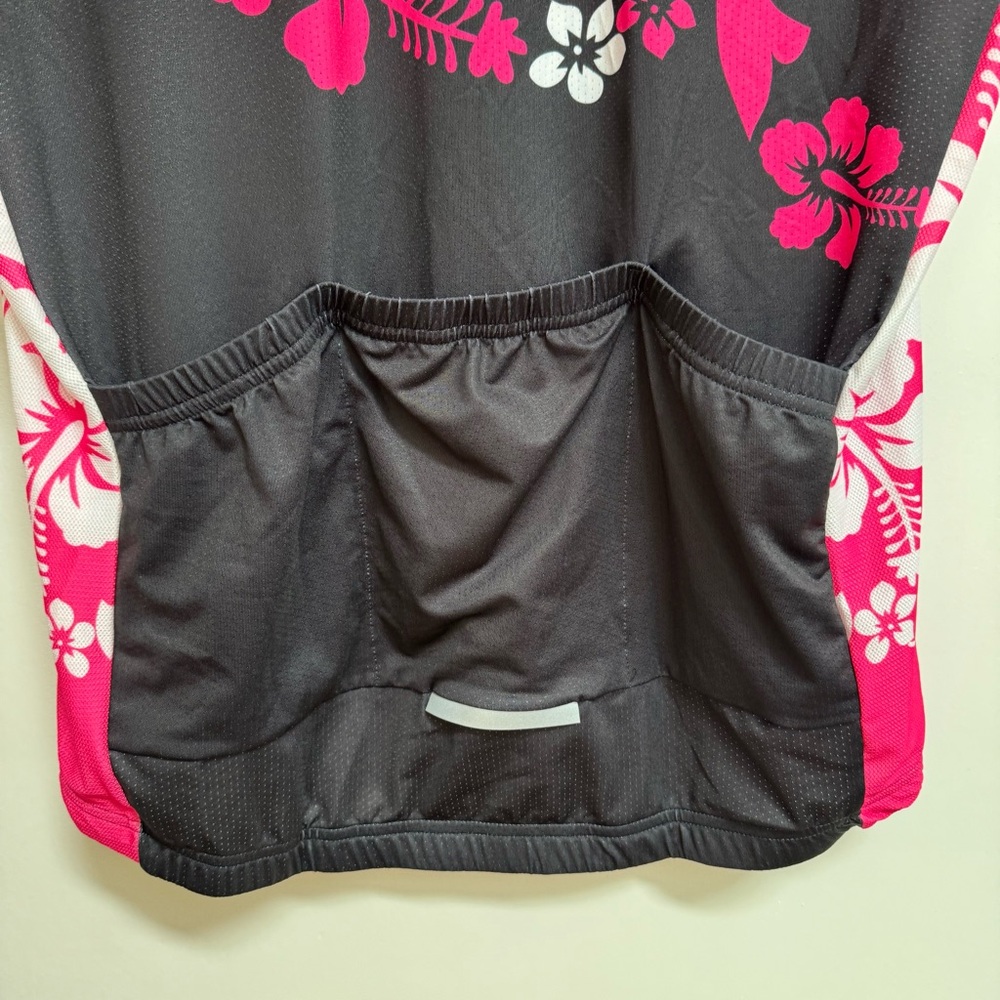 Weimostar Bicycle Jersey Floral Zip Up Top - Picture 8 of 12